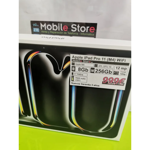 Apple iPad Pro 11 (M4) WiFi de 256 Gb