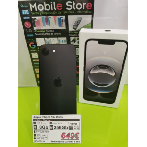 Apple iPhone 16e 256GB Negro